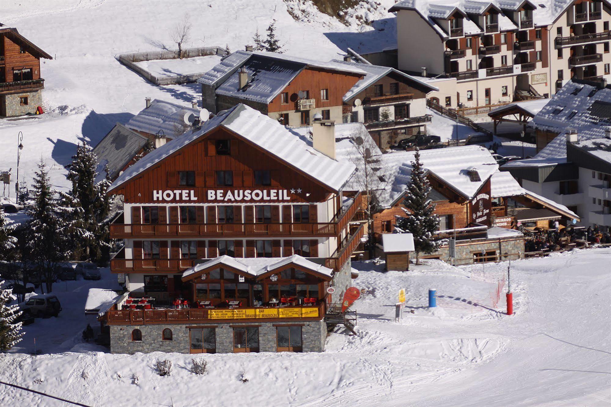 Logis Hotel Beausoleil Saint-Sorlin-d'Arves Exterior foto